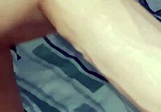 Big tits chubby sissy shemale gets bent over hard