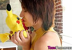 Rubbing Teen 18+ Creampied With Monster Cock In High Definition