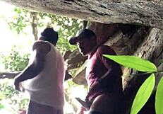 Bareback Beach Sex with Monster Cock