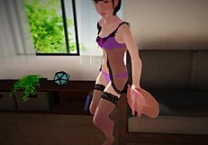 Sexaloid Girlfriend Feels Passion On Sofa In Hentai