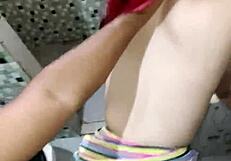 Sailor girl picked up in bathroom