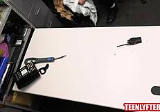 teen says i stole dildos so fuck me hard officer