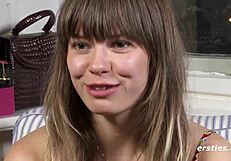 all natural carla fingers herself softly