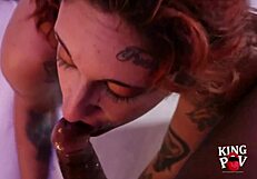 gia lovey slobbers on my cock before getting fucked.