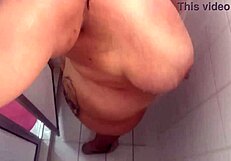 Mary Jhuana Takes Shower And Tests Showerhead In Her Ass