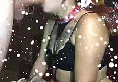 Naughty girl eagerly gets her throat fucked with big cock and choking