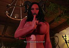 Let's Play Forbidden Fantasy with Shaved Pussy and Cumshot