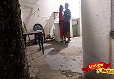 Tempting Sister-In-Law In Robe Gets Fucked In The Backyard.