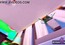 In this compilation, animated characters engage in POV licking and fingering