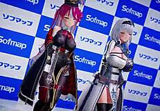 Hololive houshou marine shirokane noel pink cat mmd