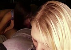 having sex with someone.