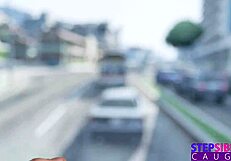 Step Sis Tries To Seduce With Blowjob After Rejection Over His Nice Dick