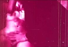 vintage roommates explore each other's hairy bodies in the dorm.