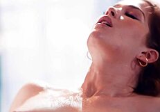 Masseuse in lingerie gets titty fucked and smashed in garage