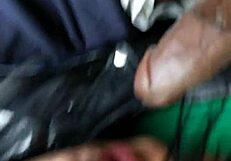 Lisa gus sucks that big black cock!