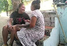 Older Woman Interrupted by Young Lesbian Craving to Lick Her Deep. Wild Oral and Anal Action Erupts at Home!