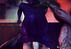 هل تستطيع التعامل مع ميلف 3D صدر كبير تركب زب عملاق؟