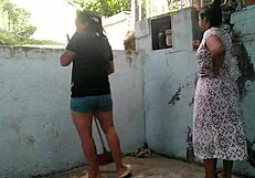 Older Woman Interrupted by Young Lesbian Craving to Lick Her Deep. Wild Oral and Anal Action Erupts at Home!