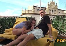 Claire P felt compelled to try Bobby Dicks' thick shaft before leaving.