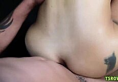 Is Shemale Geane Peron Ready for Bareback Fucking with Big Tits?