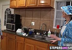 I saws amish step sisters get fucked in threesome