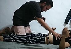 touching lonely neighbor leads to fucking