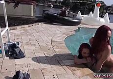 playfellows tease in shower with daddy's love?