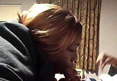 Ebony girl trains on deepthroating big black cock