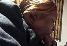 Ebony girl trains on deepthroating big black cock