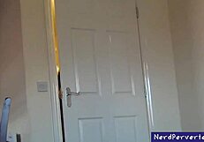 Black sexy booty girl strips and blows