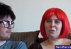 Black sexy booty girl strips and blows