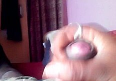 watch this indian guy masturbate his cock to cumshot