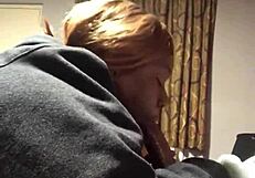 Ebony girl trains on deepthroating big black cock