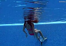 tiffany tatum shows off hot ass by the pool