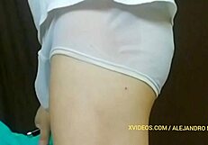 Alejandro Mistral shows off huge cock in tight underwear for gay fetish fans