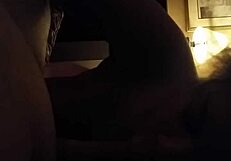 Girlfriend sucking my cock and deep throating with sexy friend watching