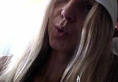 Blonde Teen Slut Teases on Live Webcam Play