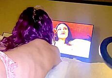 Young Brunette Girl Orgasms