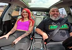 ginger smith shows pussy on sao paulo streets