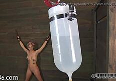 Four Beauties Inside Petite 18+ Cage