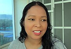 trailer milf dominated on rooftop by builder in public