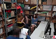 Hot cutie burglars get punished hard