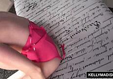 Kelly Madison's Seductive Pink Lingerie Show