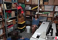 Hot cutie burglars get punished hard