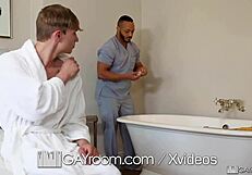 Gay Room Two Hung Hunks Fuck With Facial