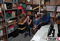 Hot cutie burglars get punished hard