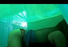 Sexy Stepmom Touches Herself On Bed