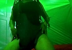 Sexy Stepmom Touches Herself On Bed