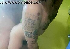 Watch us fuck in the shower