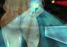 Muscular Bodybuilder Performs Erotic Show